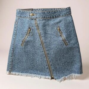 🆕Dolls Kill x Momokram Denim Mini Skirt, size: 25”